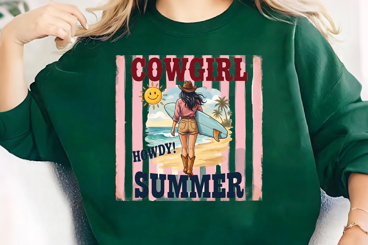 Cowgirl Summer PNG, Western, an Illustration by CreationArt (Photo 5 of 5)