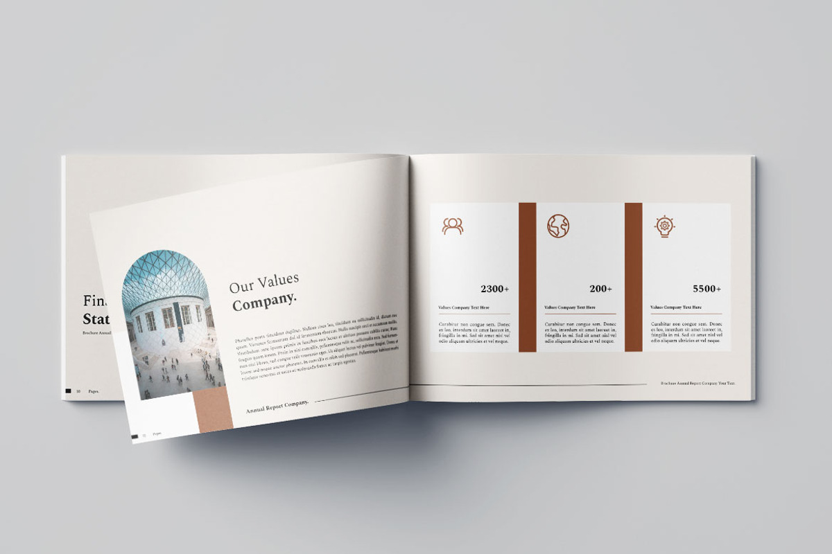 Annual Report Vol.43, a Brochure Template by Bewalrus Studio (Photo 9 of 11)