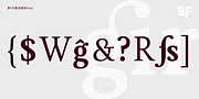 BF Girando Pro, a Serif Font by BrassFonts (Thumbnail 6 of 6)