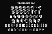 Markos Blackletter Tattoo Font, a Blackletter Font by WhymoreArt (Thumbnail 12 of 13)