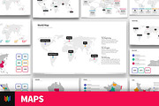 Maps PowerPoint Templates, a Presentation Template by Warna Works (Thumbnail 1 of 10)