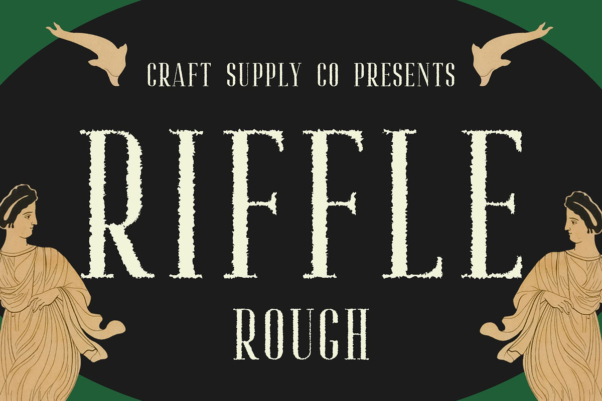Riffle Rough, a Serif Font by Craft Supply Co. (Photo 1 of 8)