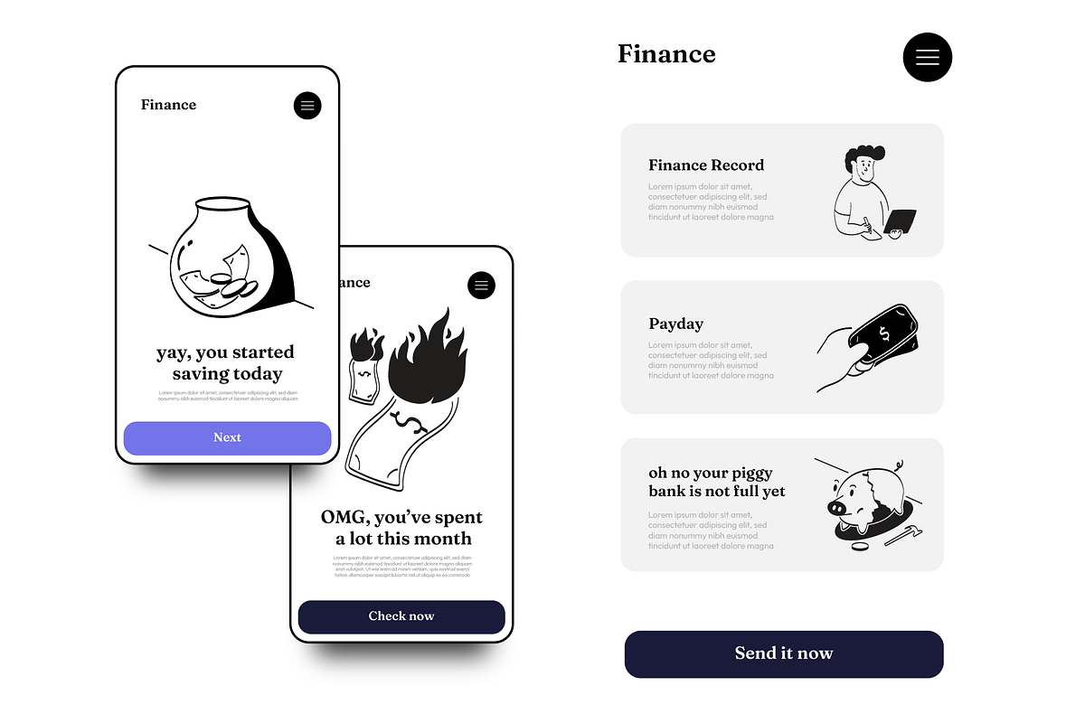 33 UX Illustration | Finance, a Finance Illustration by Directico Design Kit (Photo 2 of 7)
