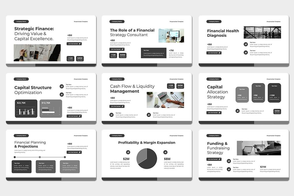 Strategic Finance - Keynote Template, a Presentation Template by Iqsiart Studio (Photo 2 of 3)