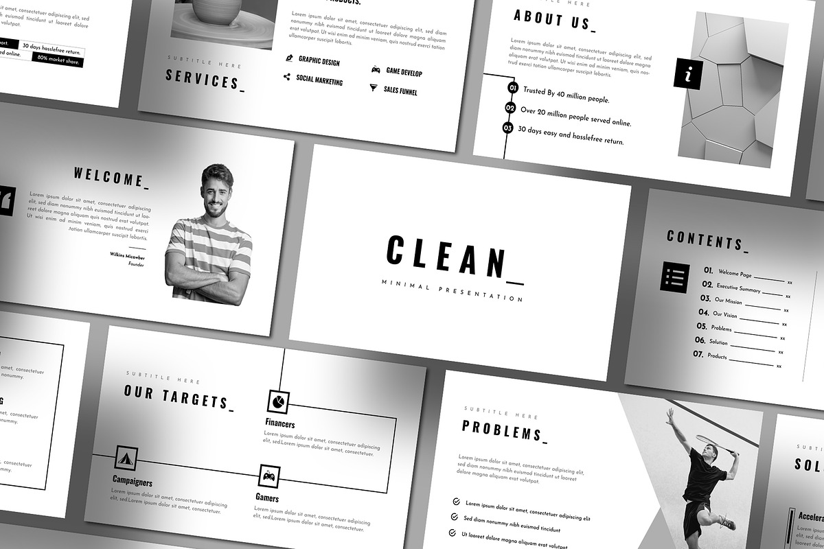 Business Presentation Template PPT, a Presentation Template by Mighty-Slide (Photo 1 of 5)