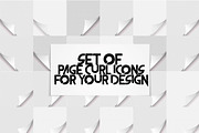 Page curl set, a Background Graphic by Janoj's Store (Thumbnail 1 of 2)