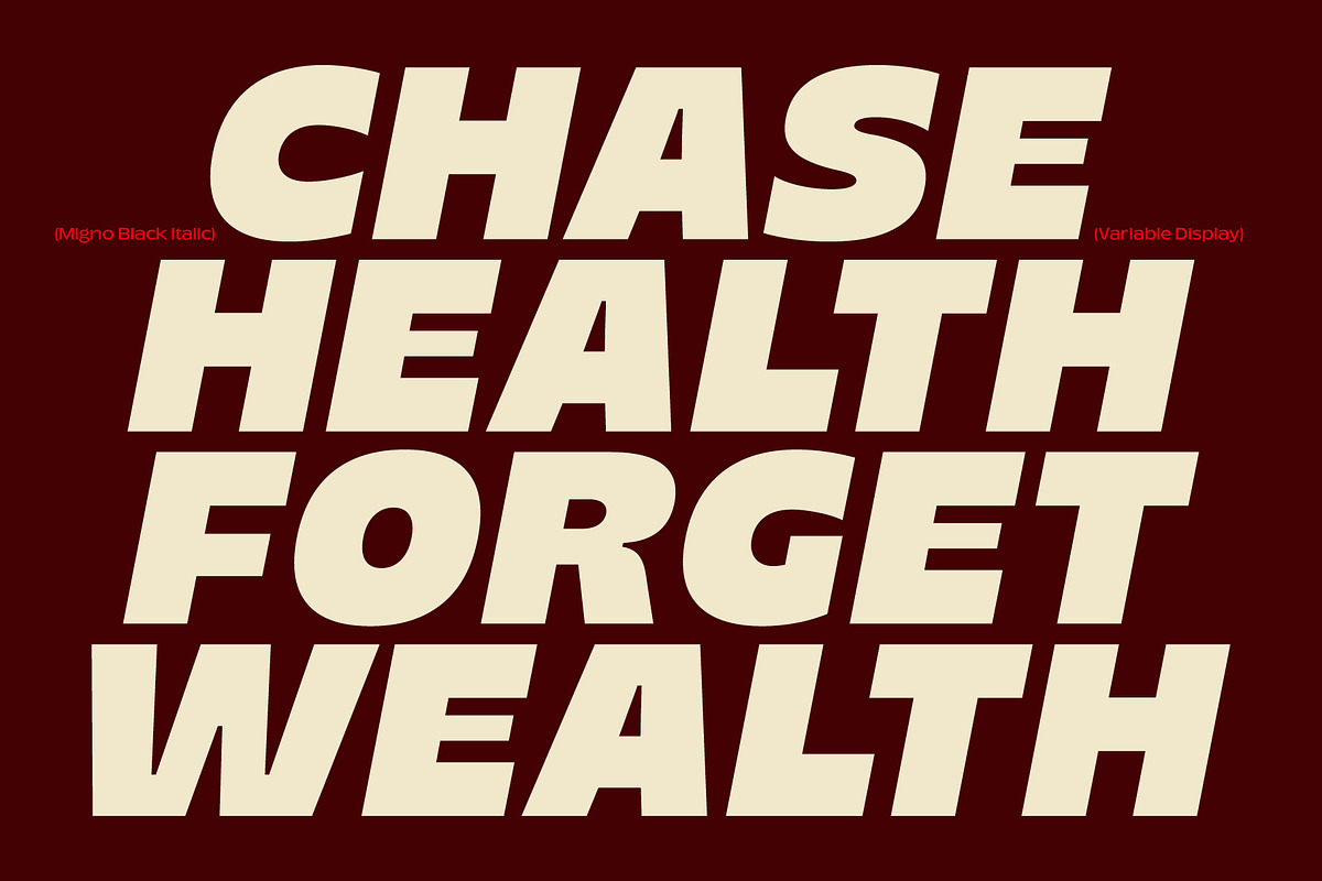 Migno - Family Display Sans Serif, a Sans Serif Font by The Native Saint Club (Photo 4 of 15)