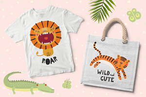 Safari Adventure Animal Graphics