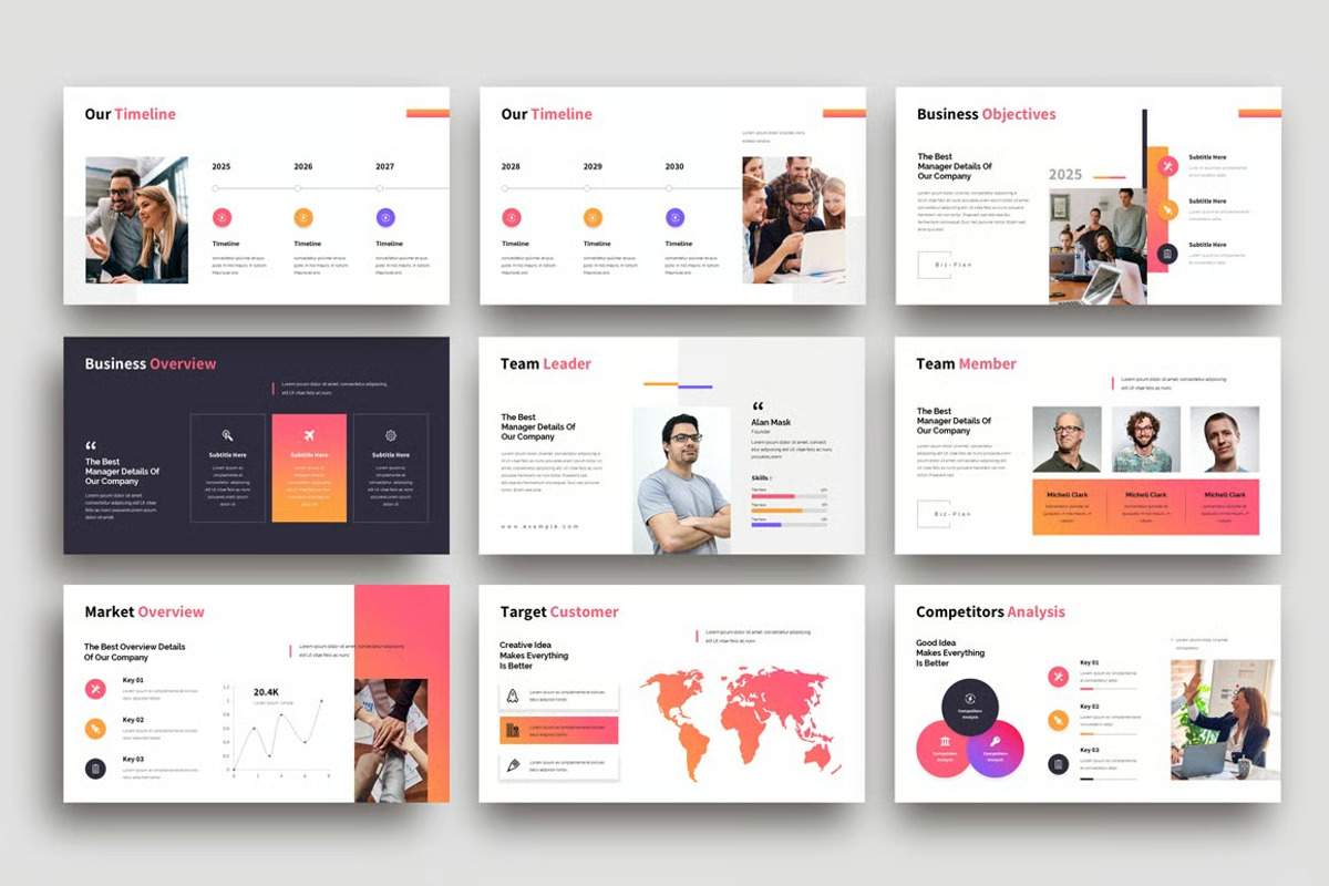 Business Plan Presentation Template Keynote preview 3