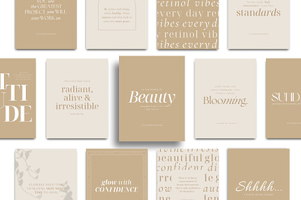 Beauty Quotes Instagram Templates