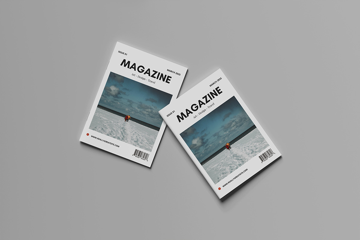 A4 Magazine Mockup, a Books & Magazine Mockup by Squashy Creative Studio (Photo 2 of 5)