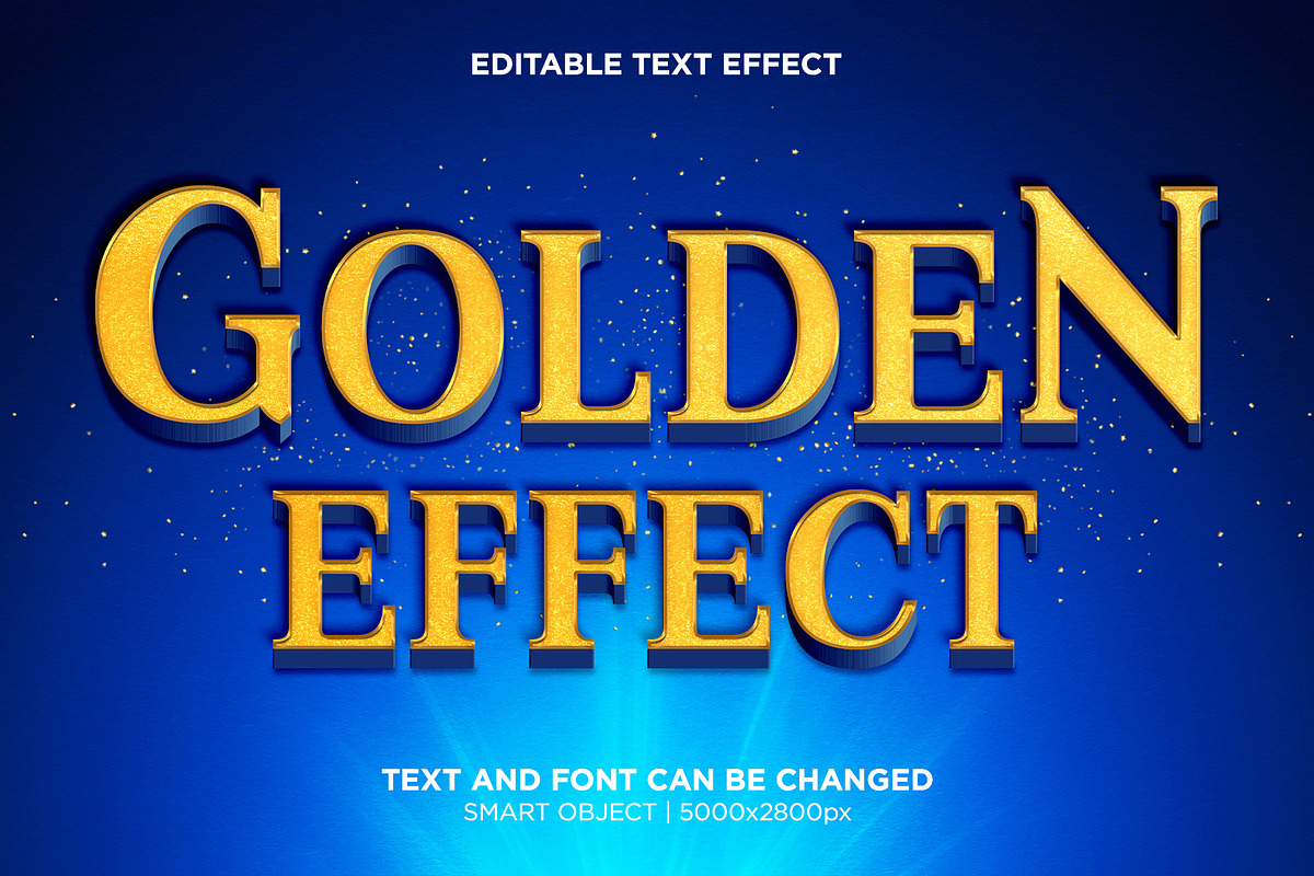 Gold Glittery Text Effect, a Layer Style Add-On by Harry Neal Creative