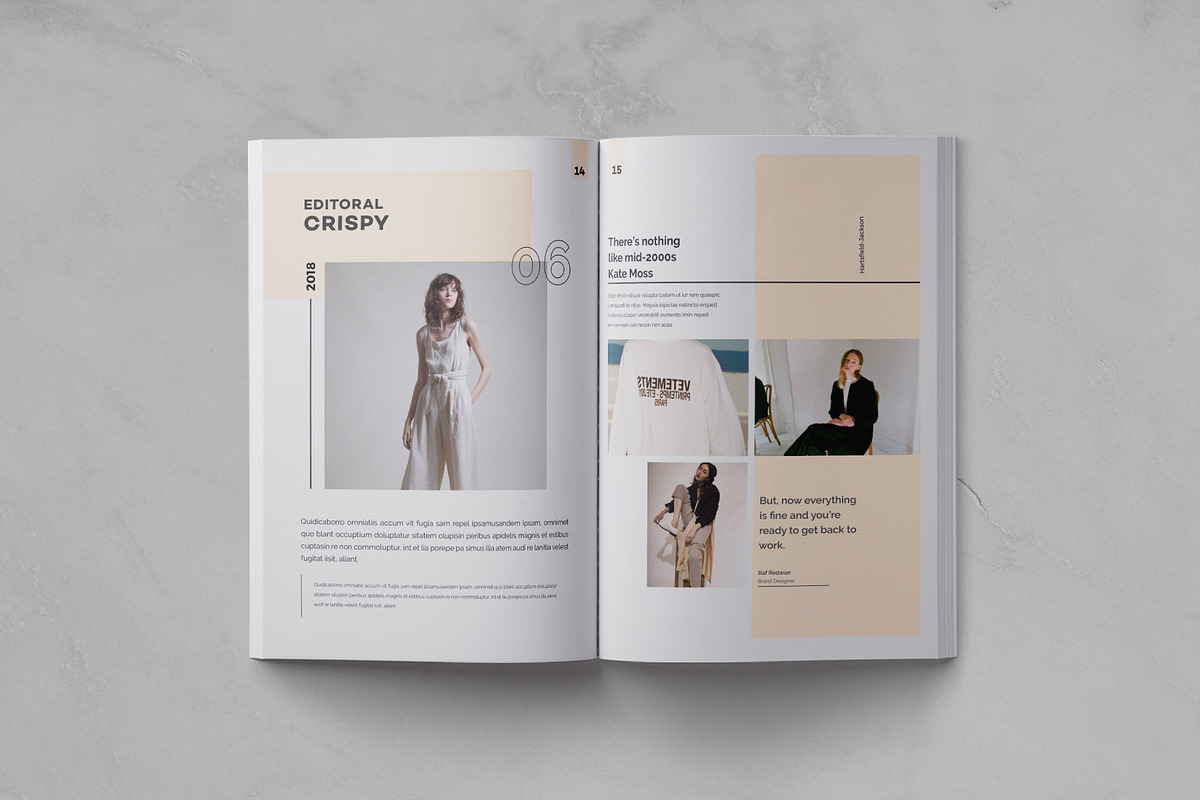 Fashion Lookbook / Brochure, a Brochure Template by Addaxx (Photo 4 of 7)
