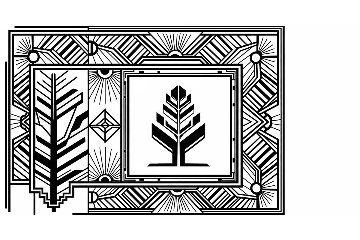 Art Deco Frame SVG Bundle, an Illustration by Gaye Art (Photo 25 of 31)
