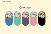 WOVEN GARDEN, a Pattern Graphic by rumacorakstudio (Thumbnail 2 of 6)
