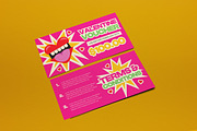 Pink Quirky Valentine Voucher, a Card Template by graphicook (Thumbnail 2 of 3)