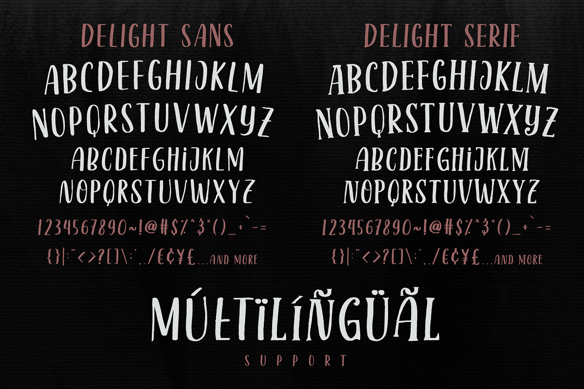 Delight Lettering Bundle, a Sans Serif Font by Konstantine Studio (Photo 12 of 12)