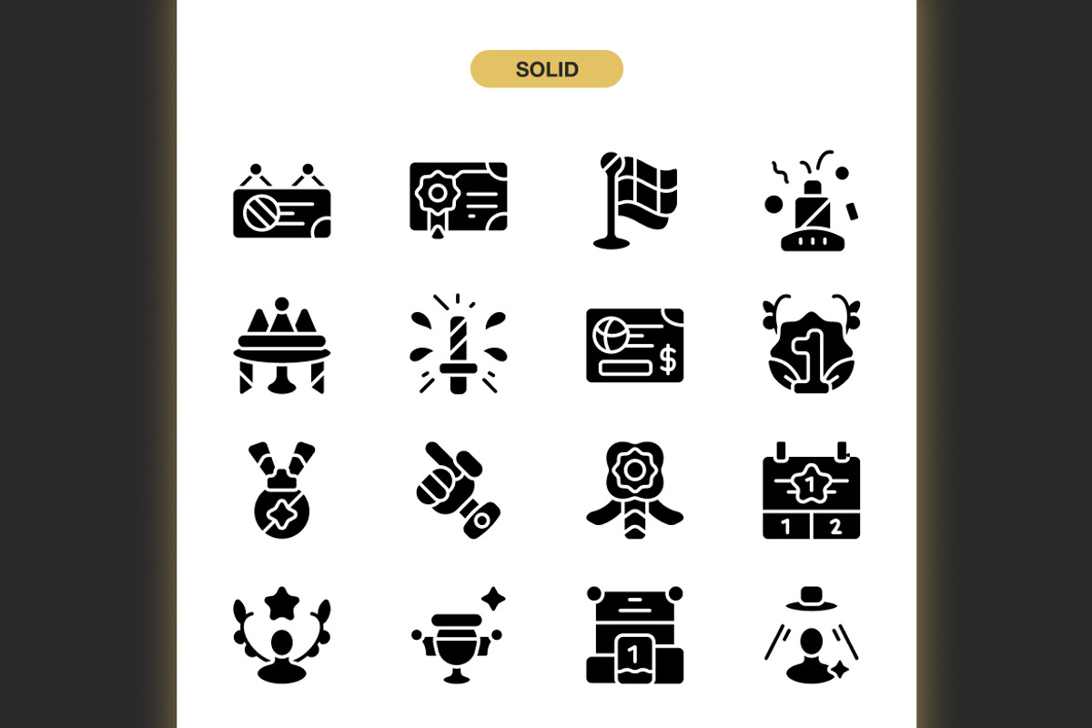 Champion Event Icons, an Icon by Spacepixel Creative (Photo 3 of 3)