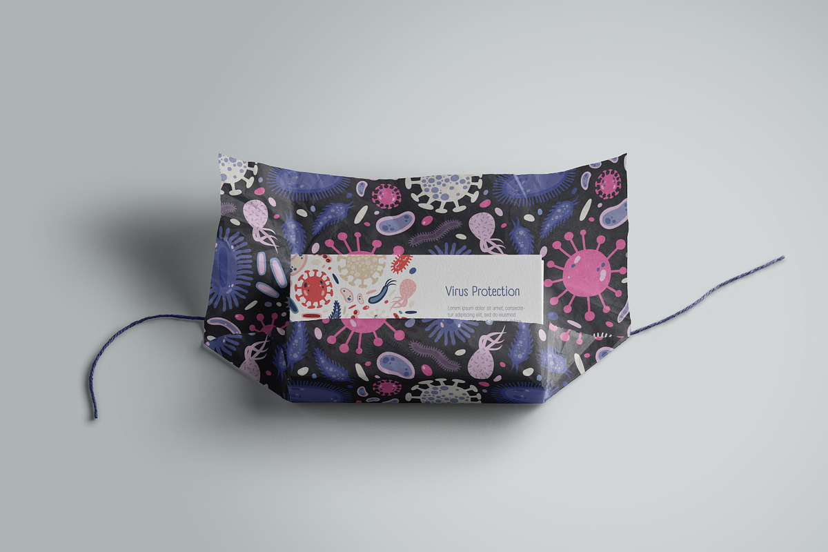 Microbes set and seamless, an Animal Illustration by Good Studio (Photo 11 of 14)