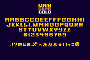 Main Drag Display Font, a Sans Serif Font by Holt510 (Thumbnail 6 of 10)