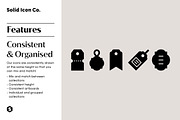 Tags and Labels Icons, a Solid Icon by Solid Icon Co (Thumbnail 4 of 6)