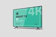 Smart TV 4K - Mockup, a Mockup by Rometheme Std (Thumbnail 5 of 5)