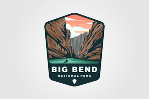 Big Bend National Park Vector Logo