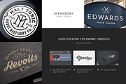 10 Logo/Badge Mock-Ups Vol.4, a Shirt Mockup by GraphicBurger (Thumbnail 5 of 5)