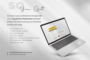 Business Capability Statement, A4, a Brochure Template by Niofix (Thumbnail 6 of 8)