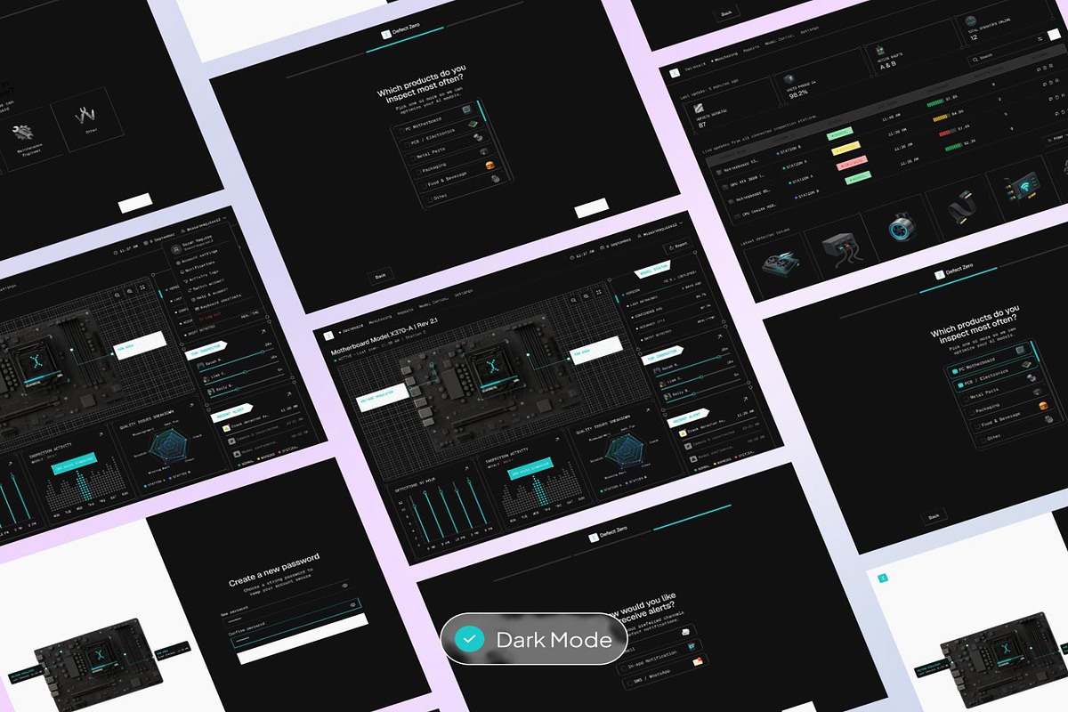 Defect Zero AIVision Quality Control, an UI Kit Template by Creative Perspective (Photo 6 of 7)