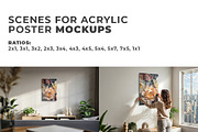 Acrylic Poster Mockups Bundle, a Merchandise Mockup by Mockups by Carlos Viloria (Thumbnail 11 of 13)