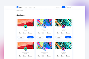 NFT's Author Pages UI KIT, an UI Kit Template by ArtGalaxy (Thumbnail 3 of 4)