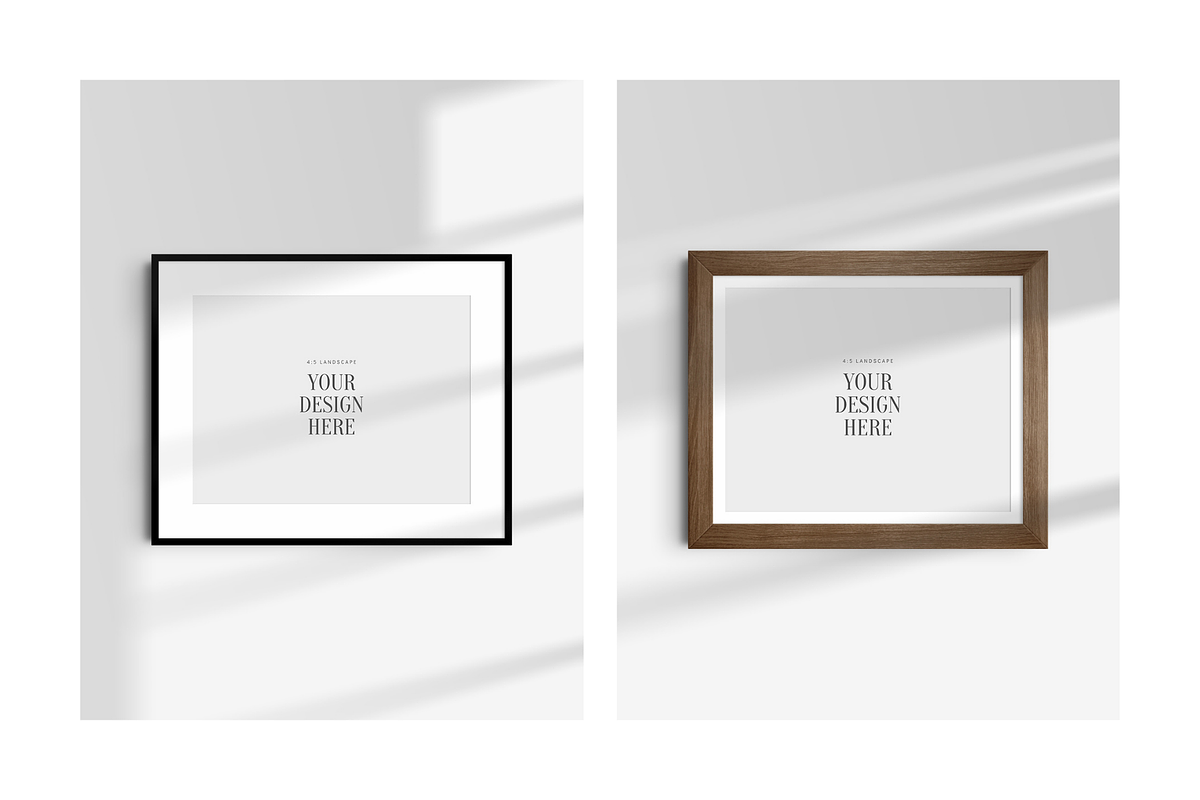 Frame Mockup 4:5 Landscape, a Mockup by DESIGN BY nube (Photo 7 of 15)