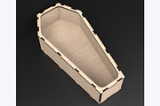 3D Coffin Box Laser Cutting Files, an Object Graphic by ThemeXDigital (Thumbnail 6 of 8)