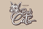Badcats, a Font by Olexstudio (Thumbnail 1 of 7)