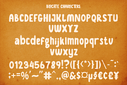 Blocate - Playful Retro Font, a Sans Serif Font by Pandeka Studio (Thumbnail 11 of 12)