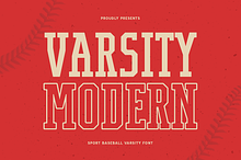 Varsity Modern - Sport Baseball Font