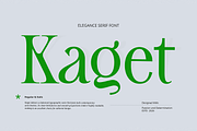 Kaget - Modern Elegance Serif Font, a Serif Font by Grontype (Thumbnail 1 of 10)