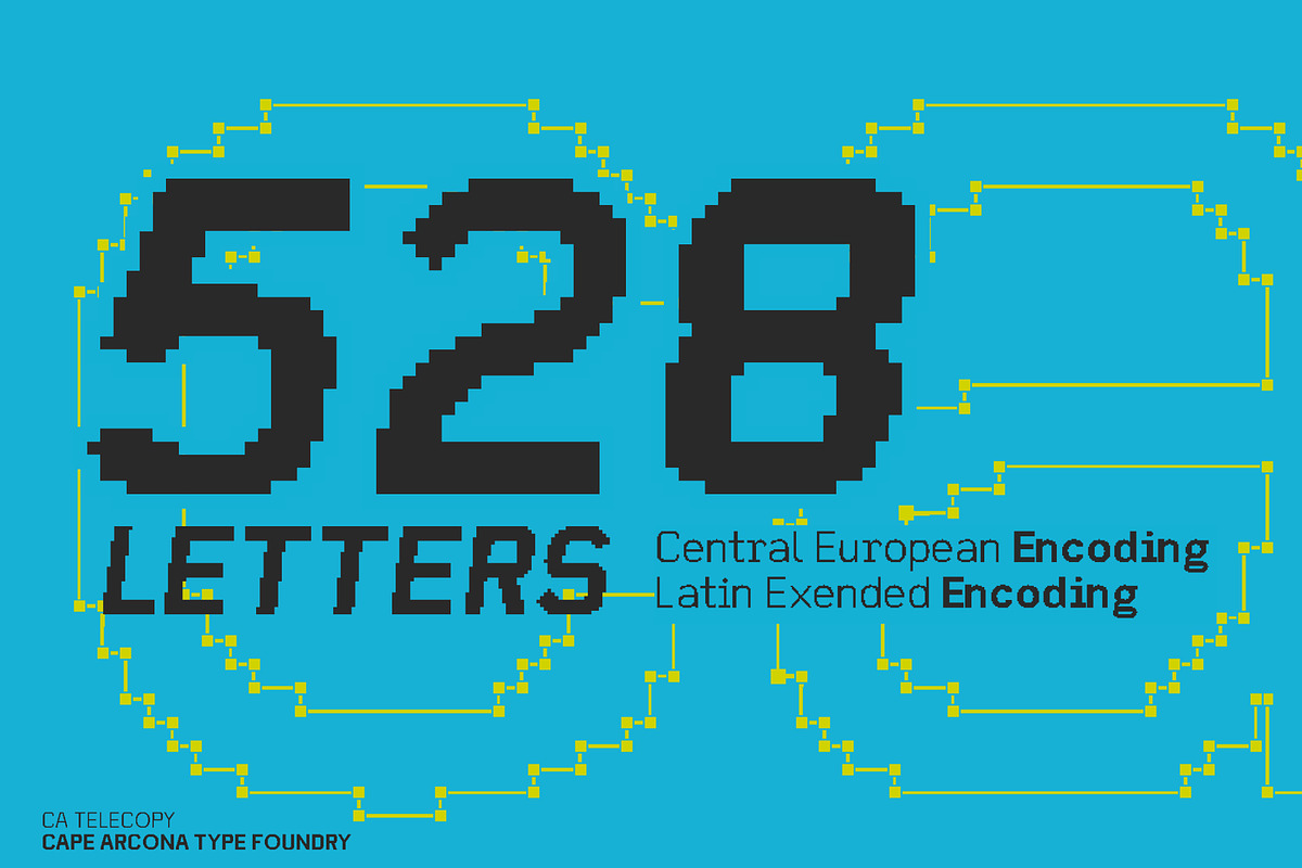 CA Telecopy B, a Sans Serif Font by Cape Arcona Type Foundry (Photo 11 of 15)