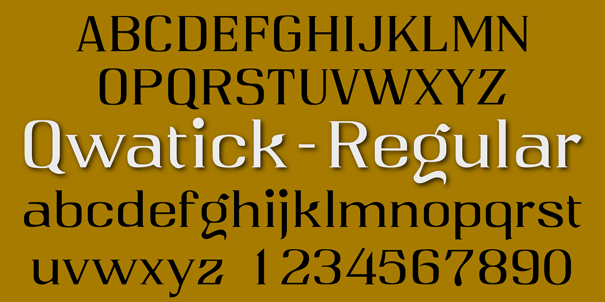 Qwatick, a Serif Font by Ingrimayne Type (Photo 6 of 8)