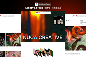 Agency & Studio Figma Template, an UI Kit Template by Rozepaars Design