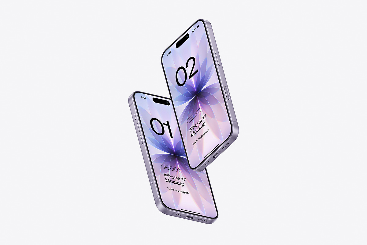 iPhone 17 - 24 Mockups Scenes, an iPhone Mockup by Asylab (Photo 33 of 61)