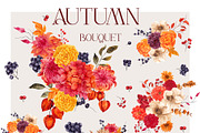 AUTUMN. Hand draw watercolor, an Object Graphic by ma_i_vi (Thumbnail 2 of 14)