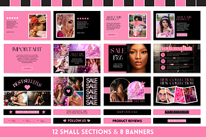 Black Pink Email Templates