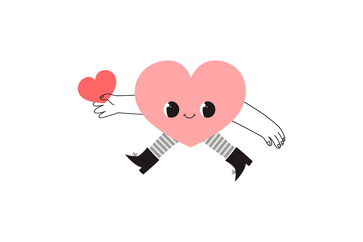 Valentines Day Heart Characters, a Healthcare Illustration by the_myro (Photo 12 of 21)