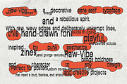 Raw-Vibe – A Bold Display Typeface, a Sans Serif Font by softulka (Thumbnail 6 of 7)