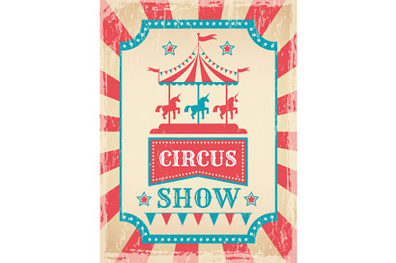 Circus show poster. invitation, a Background Graphic by Onyx
