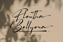 Flentha Bellyora Casual Script Font