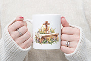 Christian Rustic Easter Clipart, an Illustration by Watercolor design (Thumbnail 3 of 13)