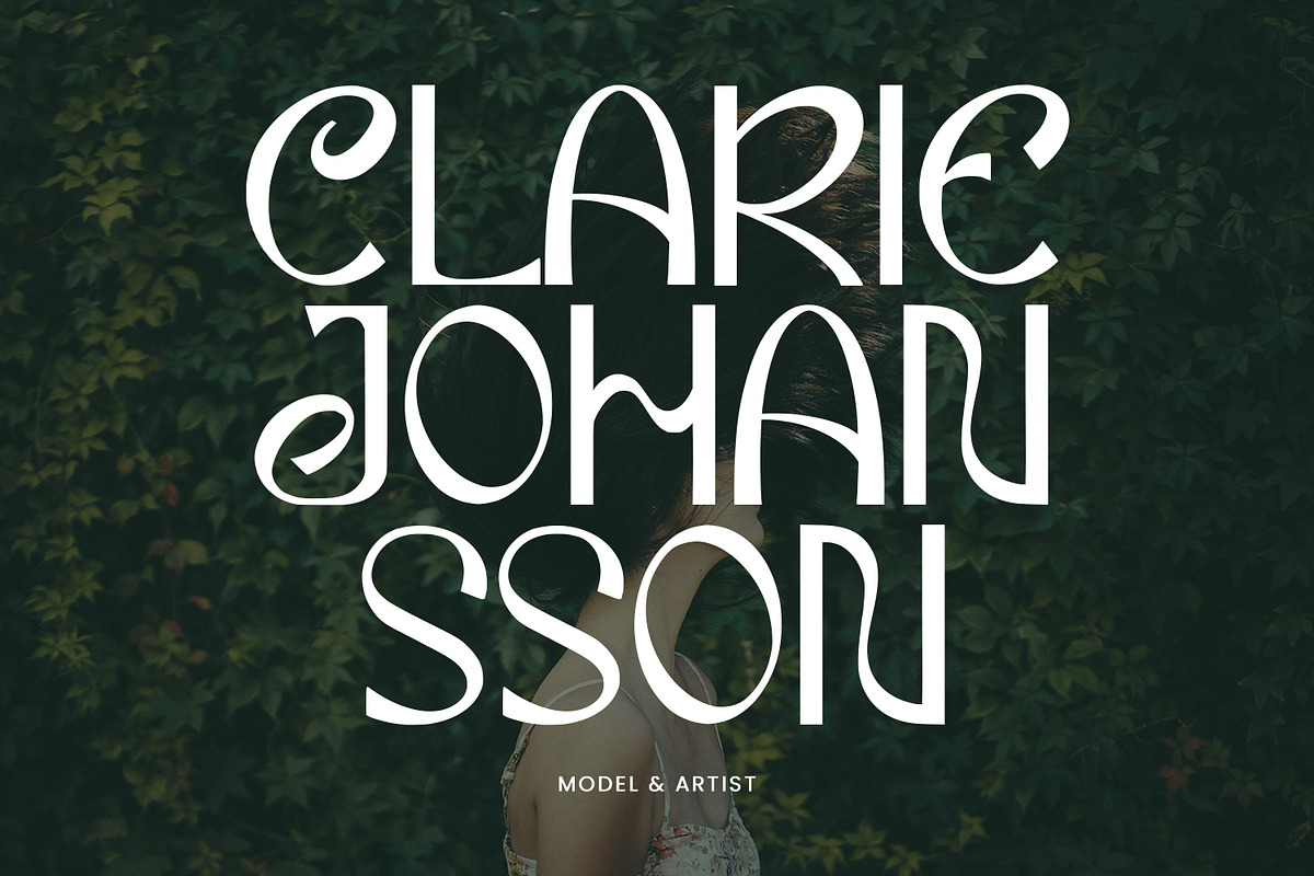 Eiclare Decorative Display Font, a Handwritten Font by Maulana Creative (Photo 4 of 7)